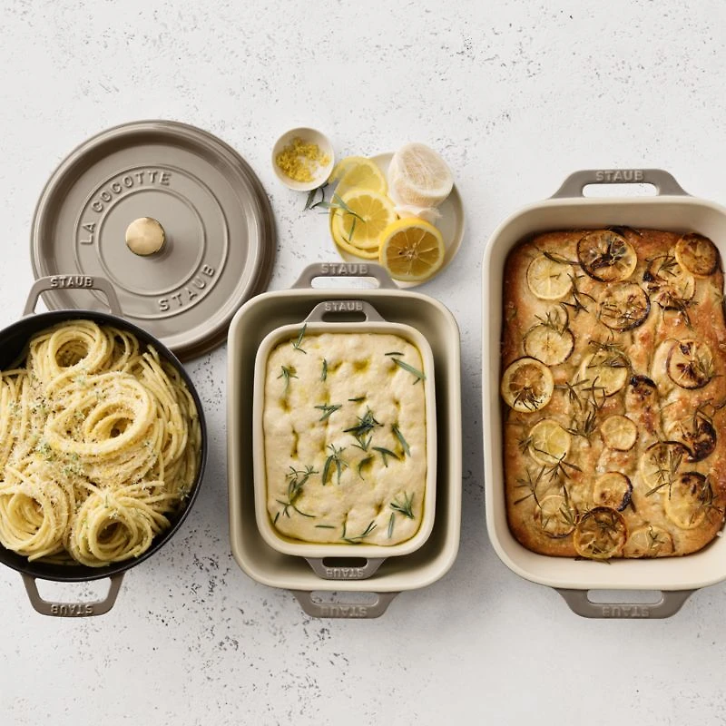 Staub ® Sesame 3-Piece Rectangular Baking Dish Set