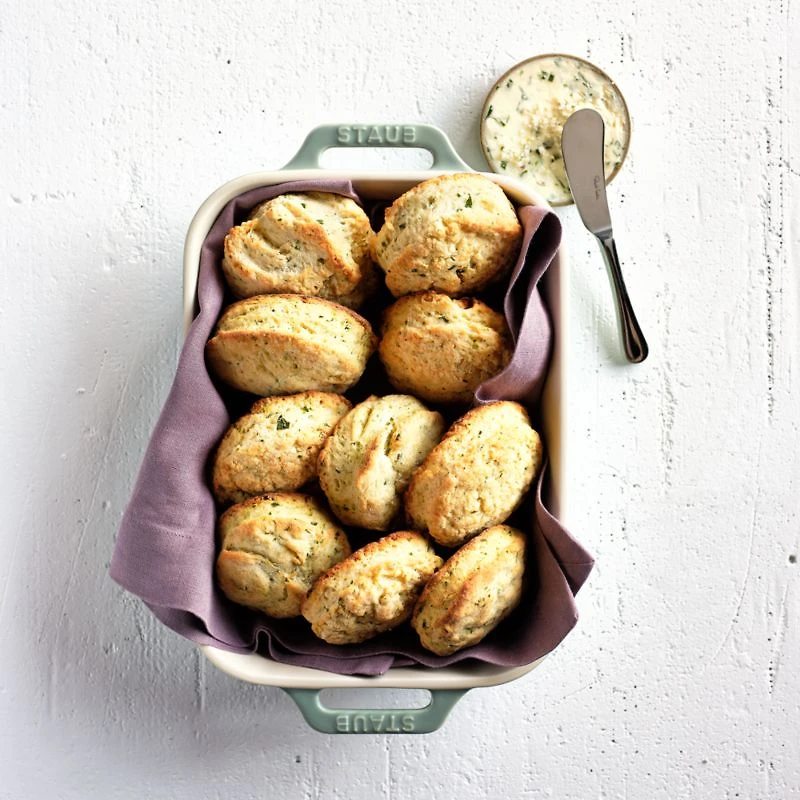Staub ® 2-Piece Eucalyptus Green Ceramic Baking Dish Set