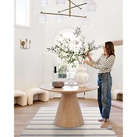Martini Small Upholstered Ottoman by Leanne Ford