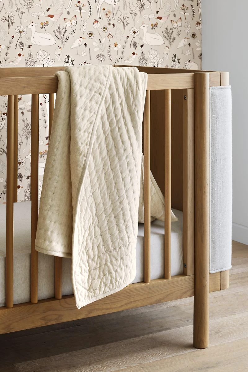 Baby's First Natural Organic Cotton Jersey Baby Crib Quilt