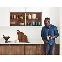 Ashanti Black Ceramic Decorative Pedestal Bowl by Eric Adjepong