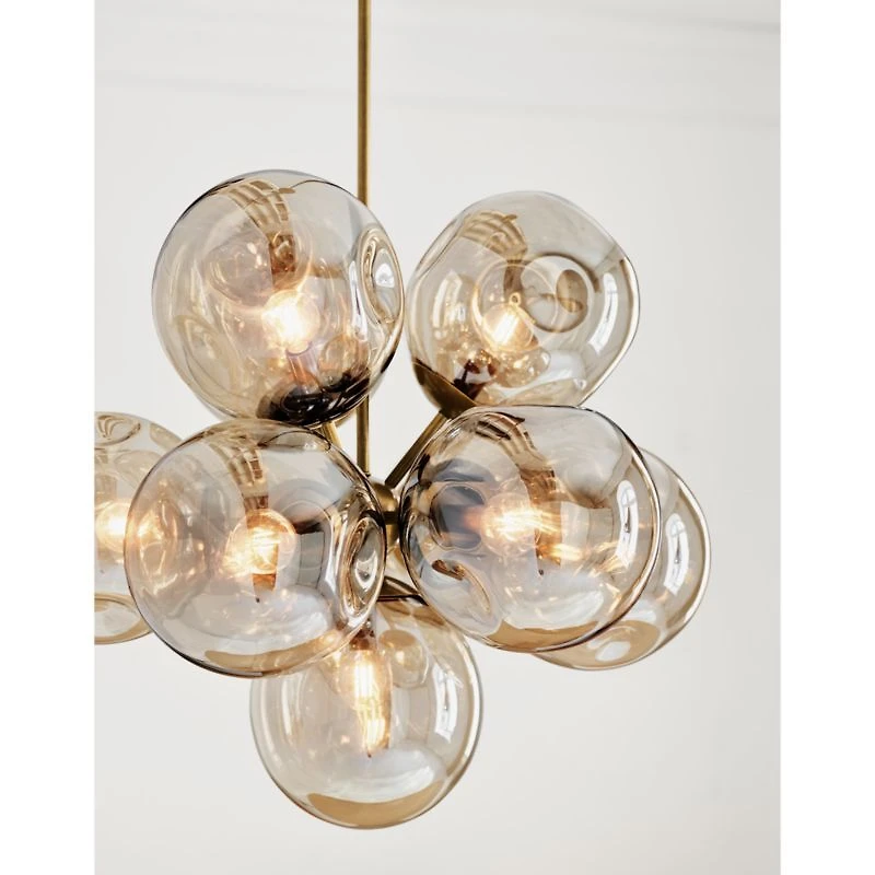 Etienne Glass Chandelier Light 27.7"
