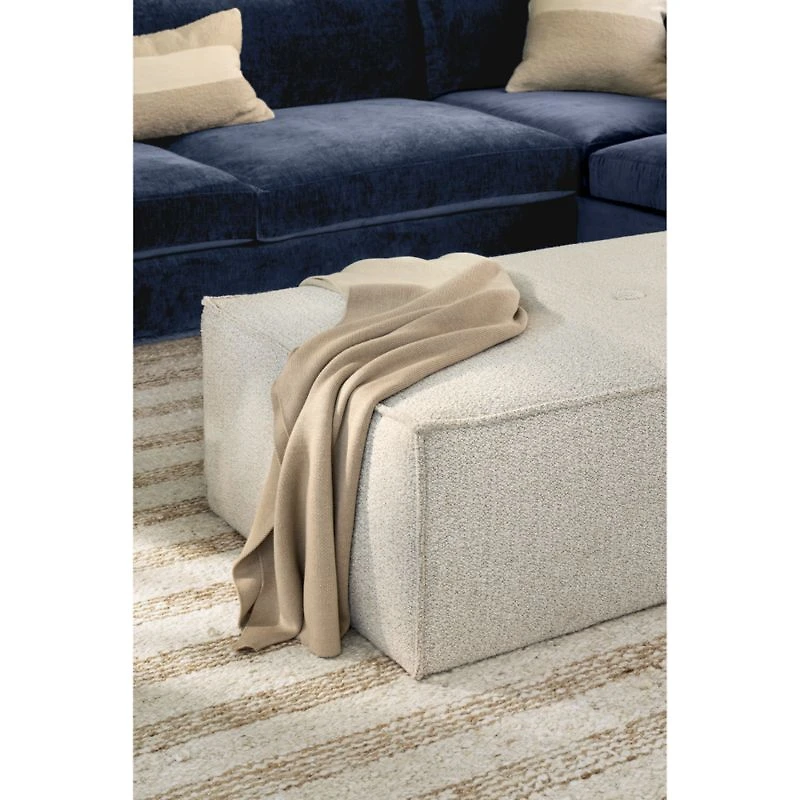 Fireside Rectangle Upholstered Ottoman