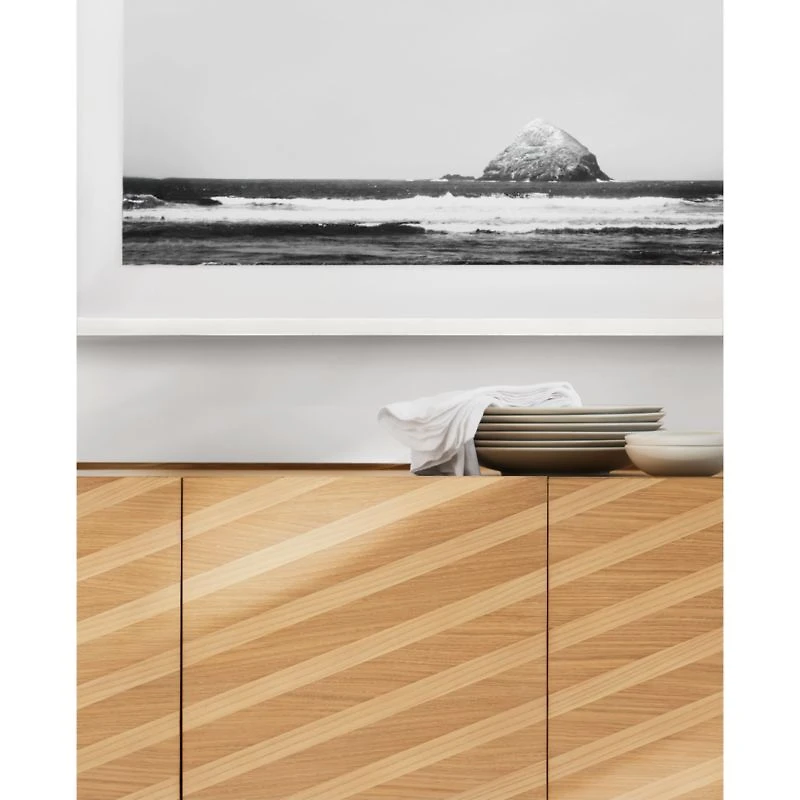 "In the Distance" by Eric Muhr Black and White Photograph 60"x40" Framed Wall Art Print