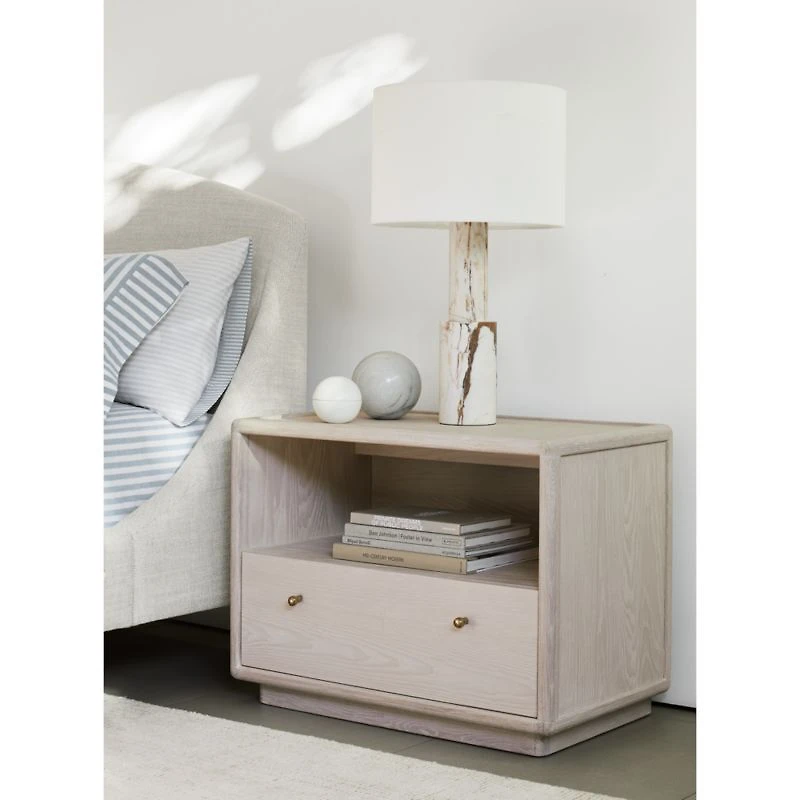 Jorgen Golden Calacatta Marble Table Lamp 28"