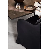 Basque 65" Charcoal Grey Solid Wood Dining Table