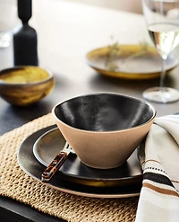 Craft Black and Natural Organic Cotton Napkins