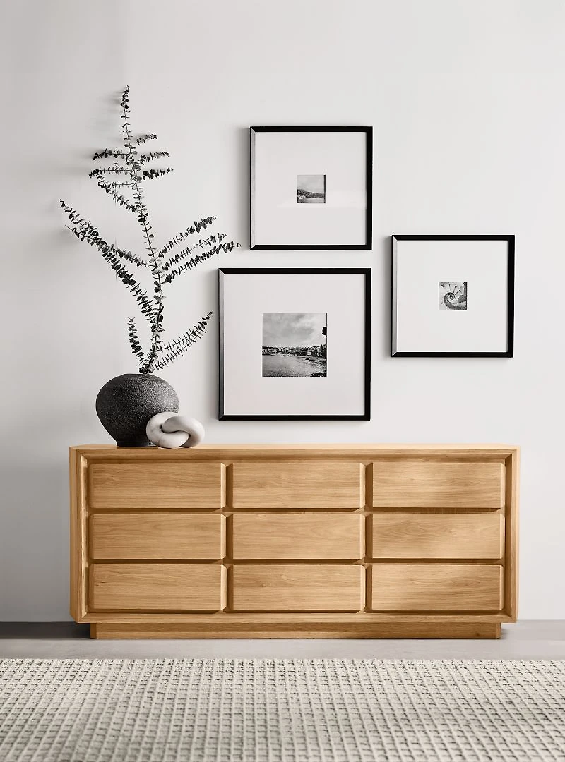 Icon Wood 5x5 Black Picture Frame