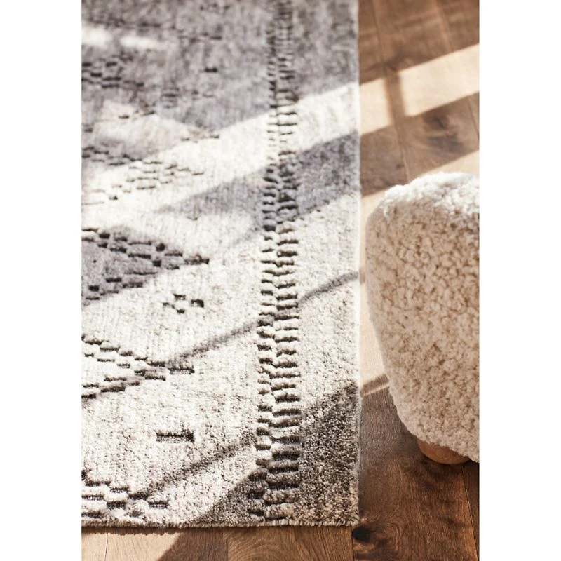 Courchevel Wool Hand-Knotted Grey Area Rug 10'x14'