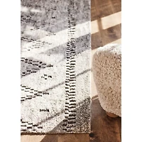 Courchevel Wool Hand-Knotted Grey Area Rug 10'x14'