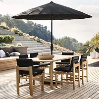Anguilla 83" Teak Wood Outdoor Dining Table