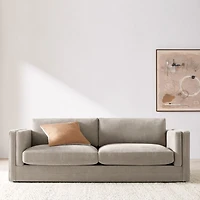 Alpine Cozy Ivory and Camel Brown Reversible 23"x23" Throw Pillow with Feather Insert