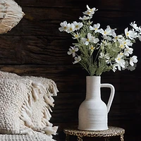 Faux White Cosmo Stem 35" by Abigail Ahern