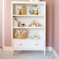 Gold Bow Knobs, Set of 6