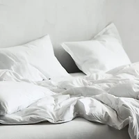 Classic Organic Cotton Down Feather Standard Bed Pillow