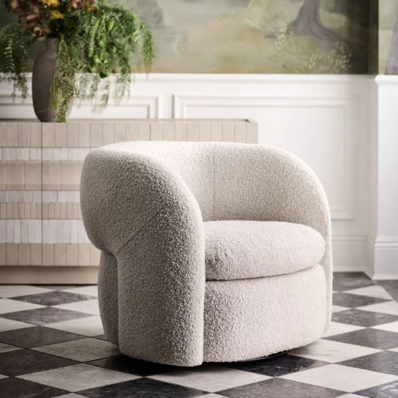 Iso Swivel Accent Chair by Brigette Romanek