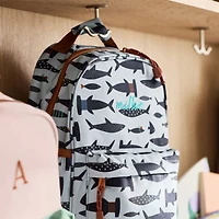 Dreamer Shark School Large Kids Backpack with Side Pockets