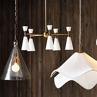 Saintes 5-Light Brass Chandelier Light 29.25"