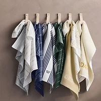 Texture Terry Saffron Yellow Organic Cotton Dish Towels, Set of 2