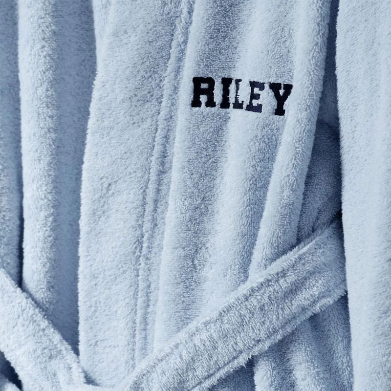 Dorm Terry Sky Blue Robe Large/Extra Large