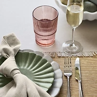 Cielo Scalloped Terracotta Salad Plates Set of 4