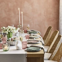 Cielo Scalloped Terracotta Salad Plates Set of 4