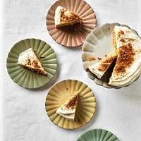 Cielo Scalloped Terracotta Salad Plates Set of 4