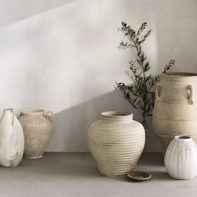 Cannes 17.5" Earthenware Indoor/Outdoor Planter by Laura Kim