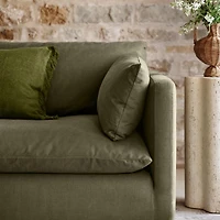 Unwind Modular -Piece Slipcovered Sectional Sofa