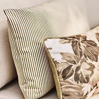 Harman 24"x16" Cream Stripe Outdoor Throw Pillow by Jake Arnold