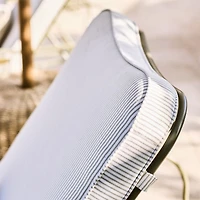 The Harpen Outdoor Metal Chaise Lounge by Jake Arnold