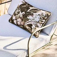 The Harpen Outdoor Metal Chaise Lounge by Jake Arnold