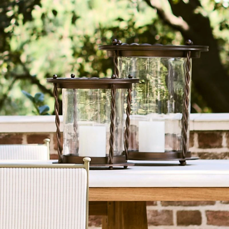 Langdon Burnished Bronze Indoor/Outdoor Lantern 16" by Jake Arnold