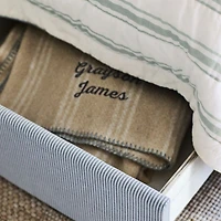 Everett Ocean Green Upholstered Kids Twin Bed by Jake Arnold