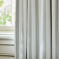 Rhodes Green Yarndye Stripe Blackout Curtain Panel 44" x 63" by Jake Arnold
