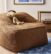 Narrative Marine Blue Wool and Tencel Kids Area Rug 5'x8' by Jeremiah Brent