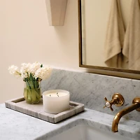 Tuscan Kitchen Marble Rectangular Tray 8.5" x 14"
