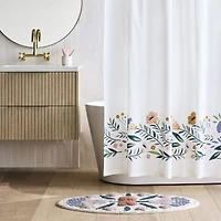 Marrakech Floral Border Cotton Kids Bath Mat