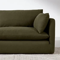 Unwind Modular -Piece Slipcovered Sectional Sofa