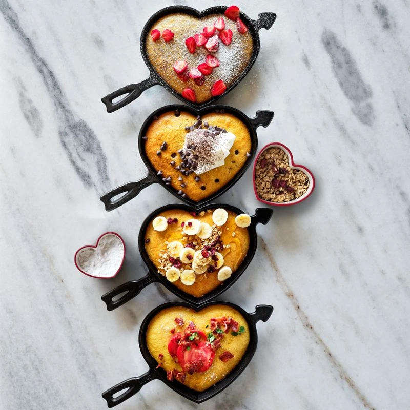 Lodge 9" Heart Cast Iron Skillet