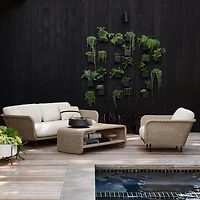 Grotta 74" Outdoor Wicker Sofa