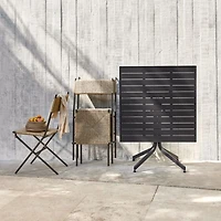 San Onofre Folding Outdoor Wicker Dining Chair