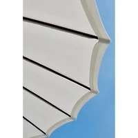 9' Dome White Outdoor Patio Umbrella