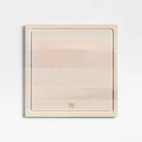 Crate & Barrel Reversible Maple Wood Cutting Board 16"x16"x0.75"