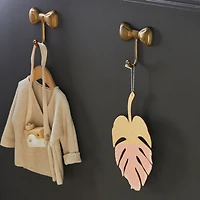 Little Bow Gold Metal Kids Wall Hook