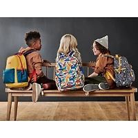 Dreamer Dino Party Medium Kids Backpack with Side Pockets