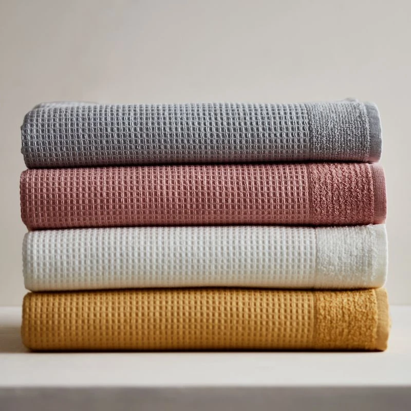 Organic Waffle Bath Towel