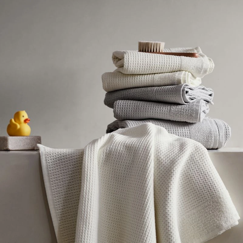 Organic Waffle Bath Towel