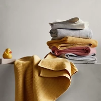 Organic Waffle Bath Towel