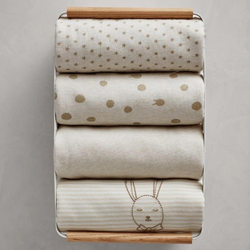 Baby's First Natural Organic Cotton Jersey Baby Crib Fitted Sheet